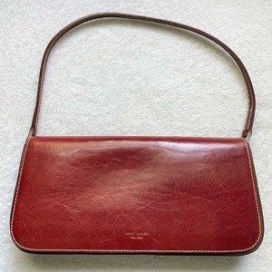 Vintage Kate Spade Red Leather Baguette